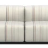 Vitra Soft Modular Sofa Bank 2-zits Aura Stripes Lage Armleuning