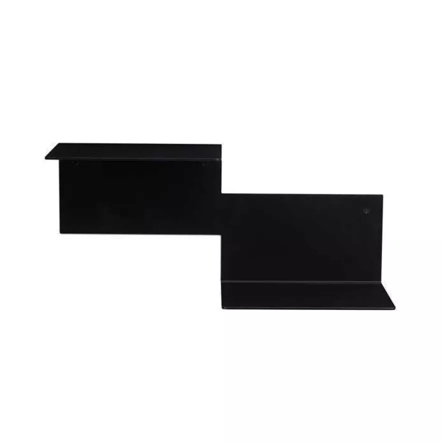 Warm Nordic Repeat Wandplank Links Zwart 1 Warm Nordic Repeat Wandplank Links Zwart