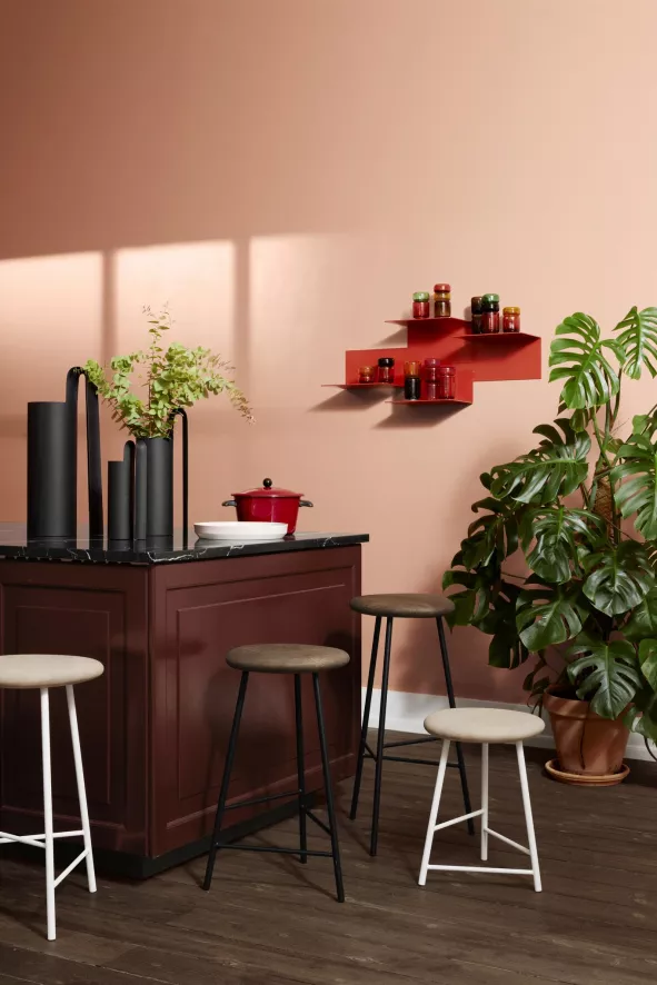 Warm Nordic Repeat Wandplank Links Zwart 2 Warm Nordic Repeat Wandplank Links Zwart - Afbeelding 2