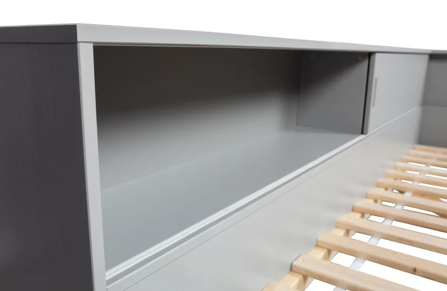 WOOOD Exclusive Connect Bed 90x200 Betongrijs 18 WOOOD Exclusive Connect Bed 90x200 Betongrijs - Afbeelding 18