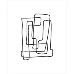 WOOOD Exclusive Lines Poster Wanddecoratie 50x70