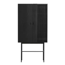 Woud Array Opbergkast 80 Black Painted Oak Veneer